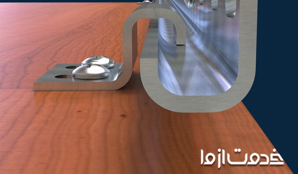 نصب فیتینگ روی دیوار (براکت‌های نگهدارنده)